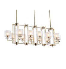 Люстра подвесная Newport 4408+4/S gold ALEXANDRA E14 12*40W золото