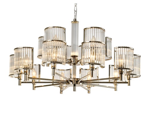 Люстра подвесная Newport 12510+5/C REBECCA Е14 15*40W никель