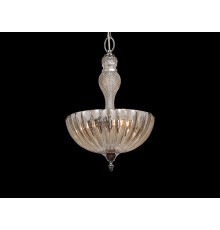 Люстра подвесная Newport 6703/S cognac E14 3*60W хром