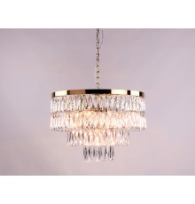 Люстра подвесная Newport 10125+5/C gold ELIZABETH Е14 10*40W золото шампань