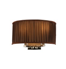 Бра Newport 3122/A nickel без абажуров KIRA E14 2*40W никель