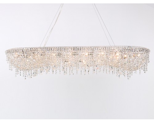 Люстра подвесная Newport 10910+8/S DIANA G9 18*40W никель