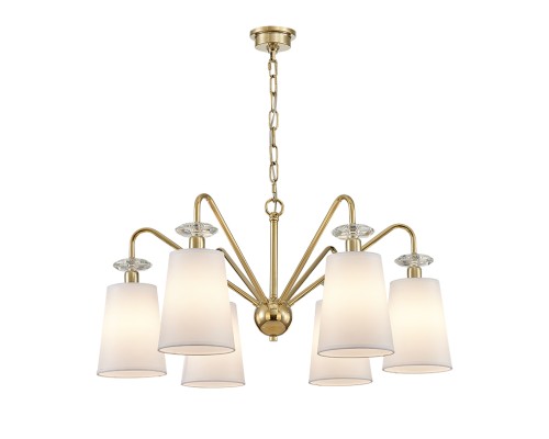 Люстра подвесная Newport 4626/С gold LIANA E14 6*40W золото