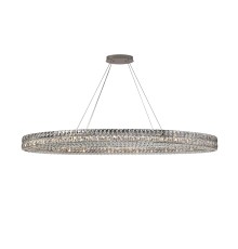 Люстра подвесная Newport 8550/160 C oval chrome ELIZABETH 2 G9 28*40W хром