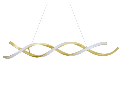 Люстра подвесная светодиодная Newport 15108/S brass LOREN LED 28W 3100K 2800Lm латунь