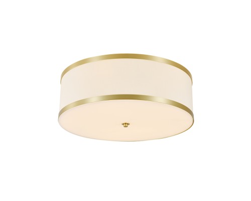 Потолочный светильник Newport 3555/PL brass SARA E27 5*25W латунь