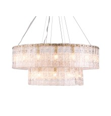 Люстра подвесная Newport 10826+18/S brass BEATRICE Е14 24*40W матовая латунь