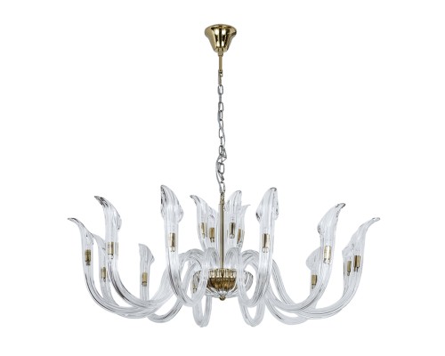 Люстра подвесная Newport 3654+12/C gold LILIA G9 16*40W золото