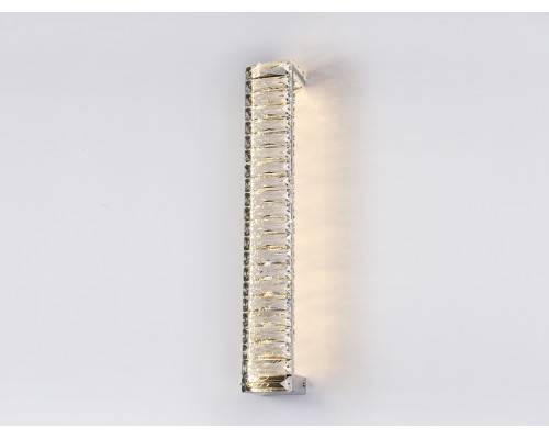 Бра лед Newport 8241/A chrome CRYSTAL LED 10W хром
