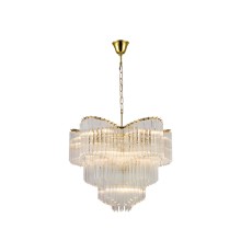 Люстра подвесная Newport 8918/C gold AMANDA E14 18*40W золото