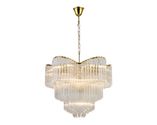 Люстра подвесная Newport 8918/C gold AMANDA E14 18*40W золото