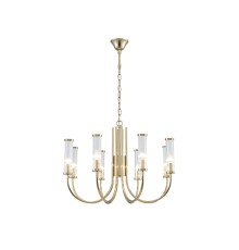 Люстра подвесная Newport 4558/C new gold MADONNA E14 8*25W золото