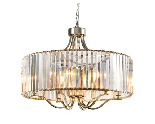 Люстра подвесная Newport 12406/S BARBARA Е14 6*40W никель