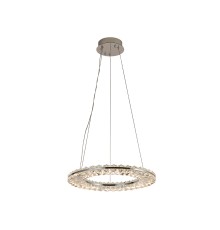 Люстра подвесная светодиодная Newport 8241N/400 chrome CRYSTAL LED 27W 2970Lm 3100-4000K хром