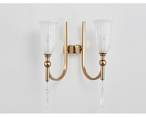 Бра Newport 4802/A SOFIA E14 2*40W французское золото