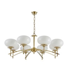 Люстра подвесная Newport 4658/C gold DOMENICA E14 8*25W золото