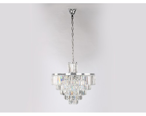 Люстра подвесная Newport 31114/S nickel AURORA E14 14*40W хром