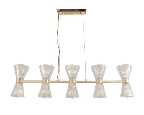 Люстра подвесная Newport 3615/S gold new CHRISTINA E14 10*40W золото