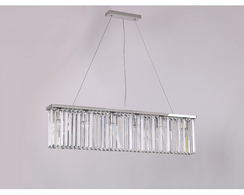 Люстра подвесная Newport 10116/S new MONICA Е14 6*60W никель