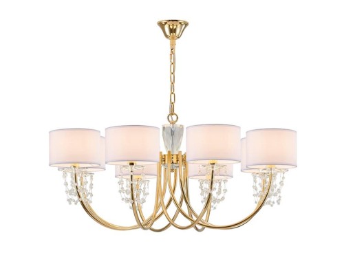 Люстра подвесная Newport 4368/C new gold OLIVIA E14 8*40W золото