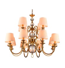 Люстра подвесная Newport 3112 B/C без абажуров CALIFORNIA E14 12*40W черная латунь