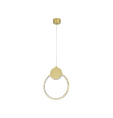 Подвесной светодиодный светильник Newport 15106/S brass LOREN LED 10W 3100K латунь