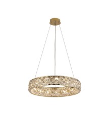 Люстра подвесная Newport 8532/60 C gold polished TIFFANY G9 15*25W золото шампань
