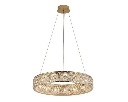 Люстра подвесная Newport 8532/60 C gold polished TIFFANY G9 15*25W золото шампань