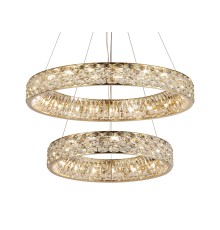 Потолочная чашка Newport 8530/8560 D14 2 вертик.кольца gold TIFFANY золото шампань