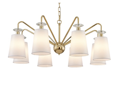 Люстра подвесная Newport 4628/С gold LIANA E14 8*40W золото