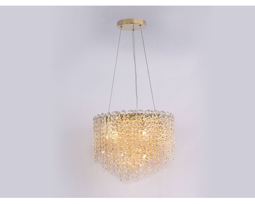 Люстра подвесная Newport 10909/C gold DIANA G9 9*40W золото шампань