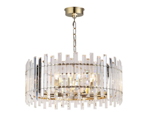 Люстра подвесная Newport 8510/C gold ALESSIA Е14 10*40W золото