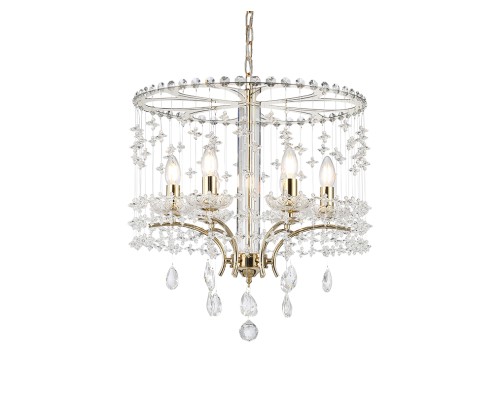 Люстра подвесная Newport 8606/C gold PRINCESS Е14 6*40W золото