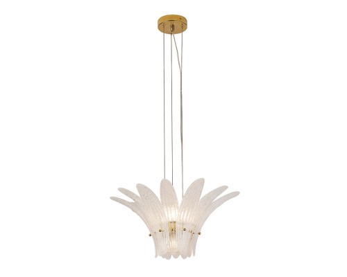 Подвесной светильник Newport 8804/S gold white VICTORIA G9+G4 4+1*40W +20W золото