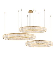 Потолочная чашка Newport 8240 D25 3 горизон.кольца gold CRYSTAL золото
