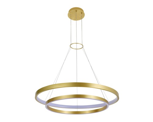 Люстра подвесная светодиодная Newport 15109N/S brass LOREN LED 52W 5000Lm 3100-4000К латунь