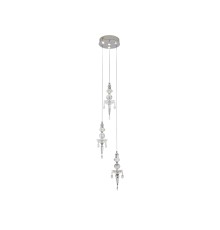 Подвесной светильник Newport 8360/220 chrome STELLA GU4+ LED 4*5W+3*2W *3000K 2340Lm хром