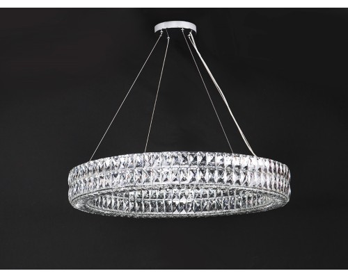 Люстра подвесная Newport 10124+14/S ELIZABETH G9 18*40W хром