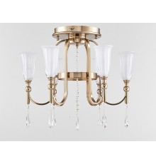 Люстра потолочная Newport 4806/PL SOFIA E14 6*40W французское золото