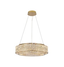 Люстра подвесная светодиодная Newport 8510/60 gold VENERA LED 1*65W 3100K 6500Lm золото