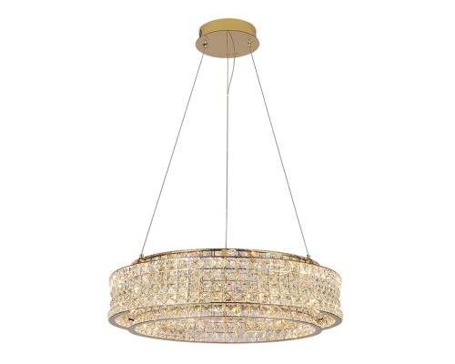 Люстра подвесная светодиодная Newport 8510/60 gold VENERA LED 1*65W 3100K 6500Lm золото