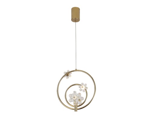 Подвесной светодиодный светильник Newport 8330/S TAISIA LED 4*3W 3100K 1200 Lm золото