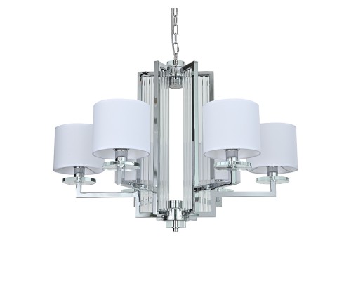 Люстра подвесная Newport 35406+1/C chrome без абажуров AMALIA Е14+LED 6+2*60W+5W хром