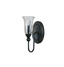 Бра Newport 3711/A black+gold MARGO E14 1*40W черный+золото