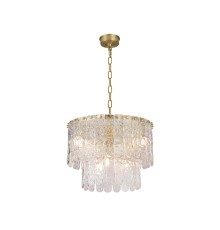 Люстра подвесная Newport 8370/30 C brass DAISY G9 6*40W латунь