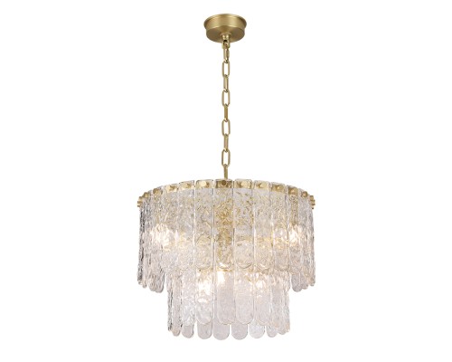 Люстра подвесная Newport 8370/30 C brass DAISY G9 6*40W латунь