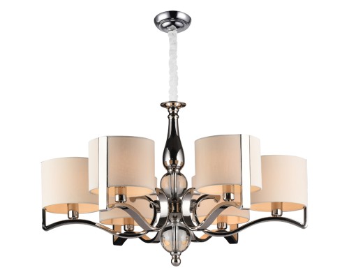 Люстра подвесная Newport 31305+1/C MISSOURI E14 6*40W никель