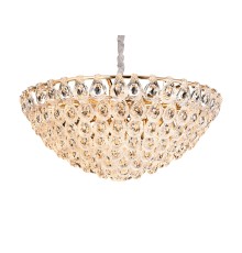 Люстра подвесная Newport 5259+14/C gold ACANTIA E14 23*40W золото