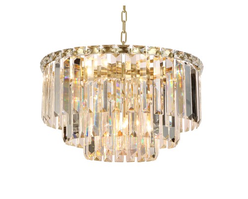 Люстра подвесная Newport 8469+3/С brass MICHELLE E14 12*40W латунь