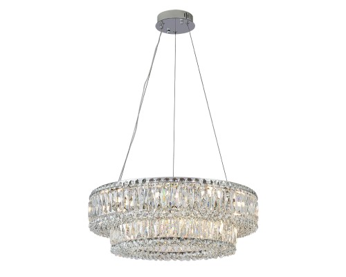 Люстра подвесная Newport 8450+18/S chrome VALENCIA G9 18*40W хром